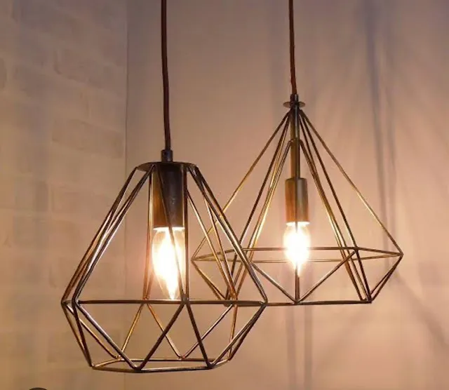 ヴィンテージ調ペンダントランプ