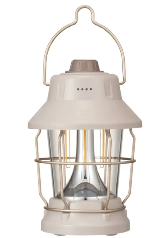 おしゃれで便利なモバイルバッテリー機能付きLEDランタン